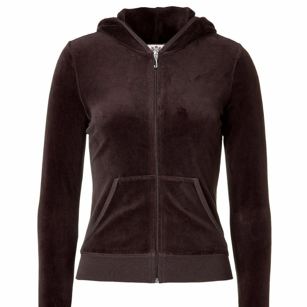Juicy Couture Original Zip Hoody Chestnut XL ~ NWT